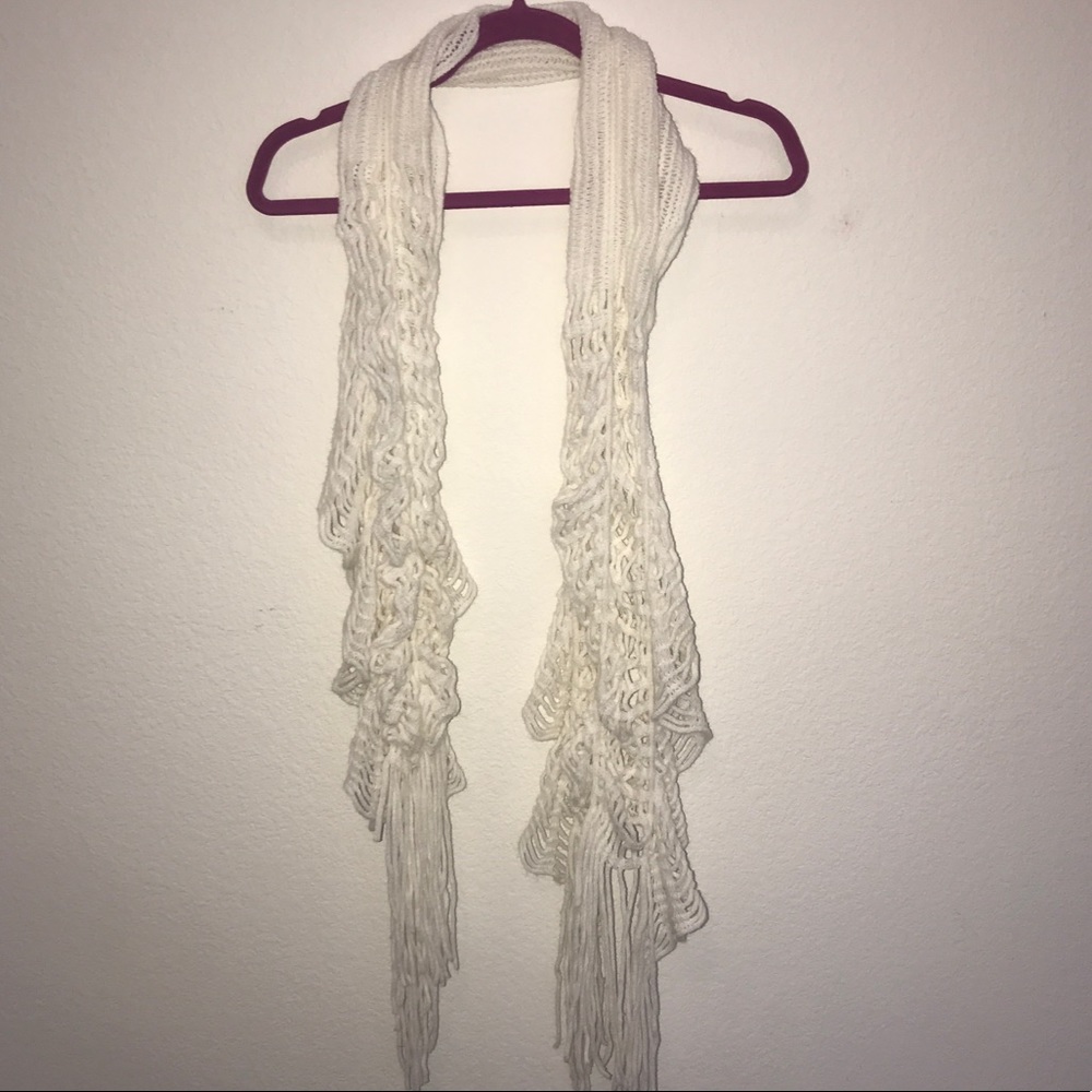 White scarf